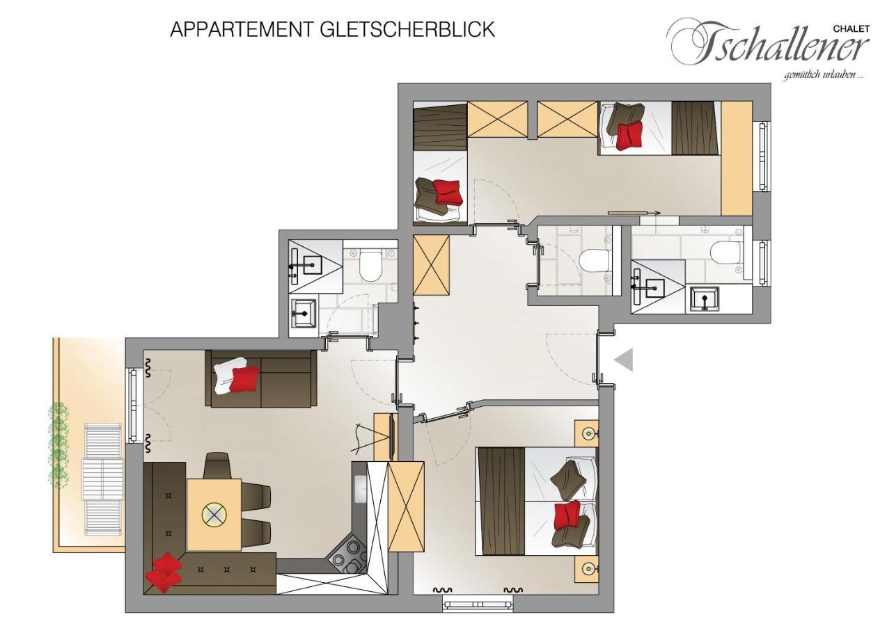 Chalet Tschallener Ried im Oberinntal Dış mekan fotoğraf